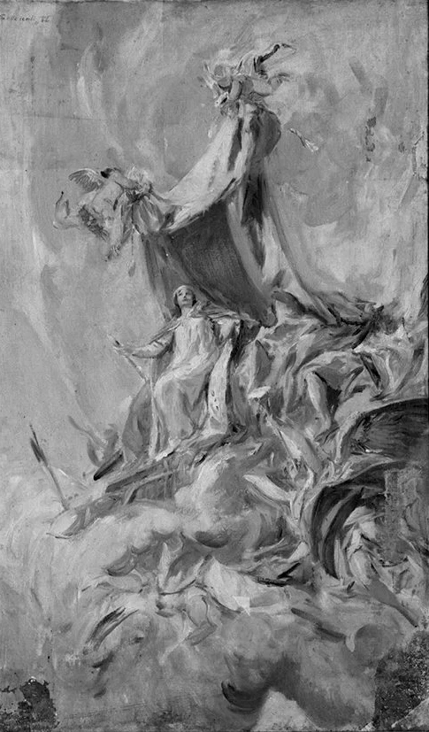 Settecento IV. allegoria del Tempo - Museo Amos Cassioli, Asciano, Siena